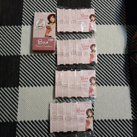 Other - Lot of 4 Bra straps and one bra strap cusions